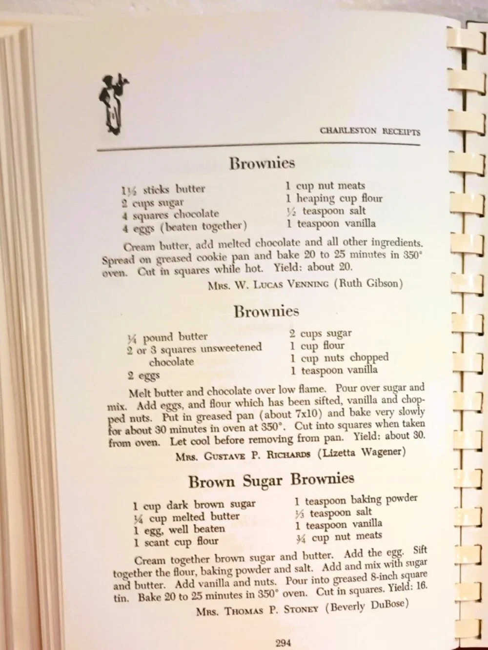 Vintage 1981 Charleston Receipts Cookbook By Junior League of Charleston